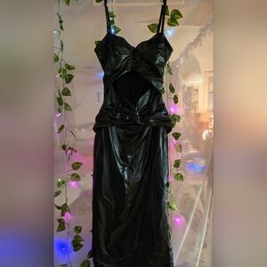 NWT Luna Chix Size Small Faux Leather Dress